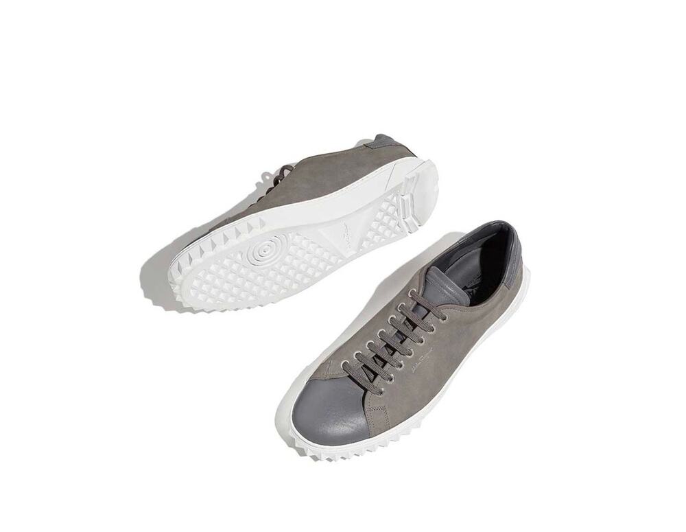 New Ferragamo the cube gray sneakers size 7
